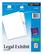 Avery Advantage Legal Exhibit Dividers
11381
Unprinted for use with all binding systems
Reinforced tabs resist tearing
Legal Exhibit Dividers
1-10 Tabs
Avery