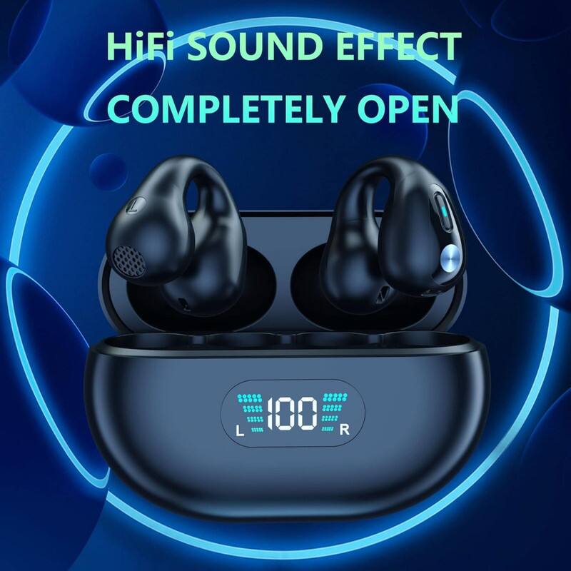 Open Ear Raspberry RISOKEYS Open Ear Earbuds – Lightweight, Open Ear Design, Bluetooth 5.3 ...