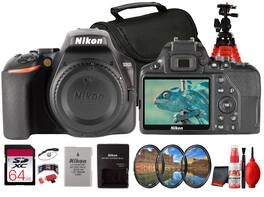 Nikon - D3500 Body Only DSLR – 24.2MP DX Sensor, Easy Controls (No Lens) Starter Bundle