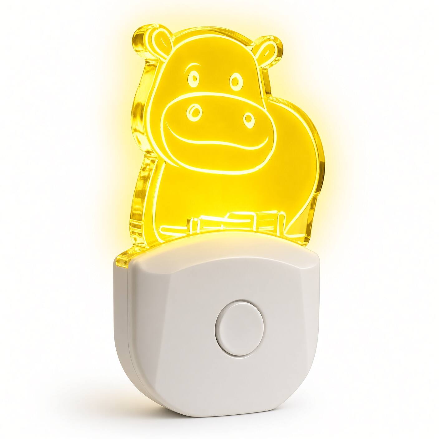Alt View 8. MOBI - MOBI WallMate Plug-In Nightlight Safari Themed - Hippo.