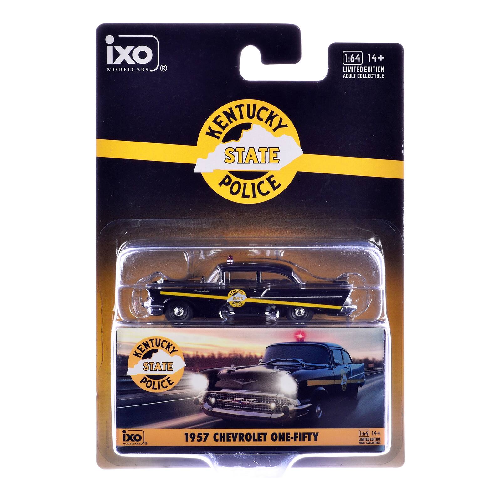 ixo MODELCARS R 1:64 14+ LIMITED EDITION ADULT COLLECTIBLE KENTUCKY STATE POLICE | CO EAT KENTUCKY STATE POLICE ixo | . 1957 CHEVROLET ONE-FIFTY