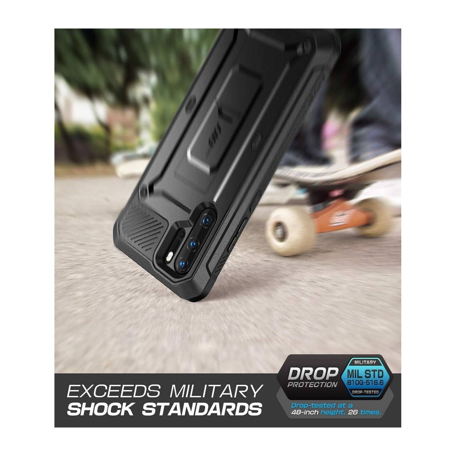 MILITARY DROP PROTECTION  
MIL STD 810G-516.6  
EXCEEDS MILITARY DROP-TESTED  
Drop-tested at B SHOCK STANDARDS  
48-inch height, 26 times.  

EXCEEDS MILITARY SHOCK STANDARDS  

DROP PROTECTION  
MILITARY  
MIL STD 810G-516.6  
DROP-TESTED  
Drop-tested at a 48-inch height, 26 times.