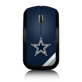 Keyscaper - Dallas Cowboys Diagonal Stripe Wireless Mouse - Wireless - Multicolor