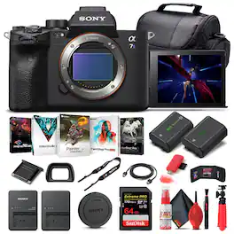 Sony - Alpha a7S III Mirrorless Camera Body Only ILCE7SM3/B Basic Bundle (International Version) - Black w/ Pro Bundle