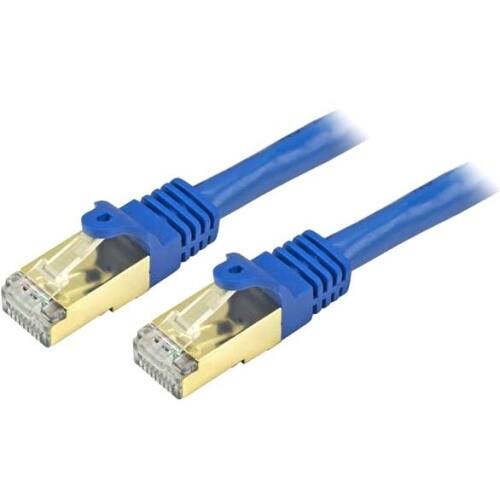 Front. Startech - Cat6a Ethernet Patch Cable - Shielded (STP) - 20 ft..