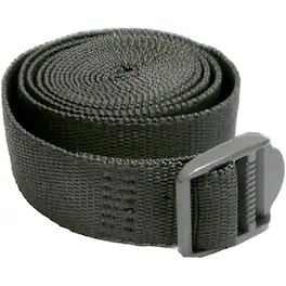 Coghlan’s - Coghlan's Utility Strap, 6' Length, Polypropylene Tie Downs Camping Boating Camp - Black