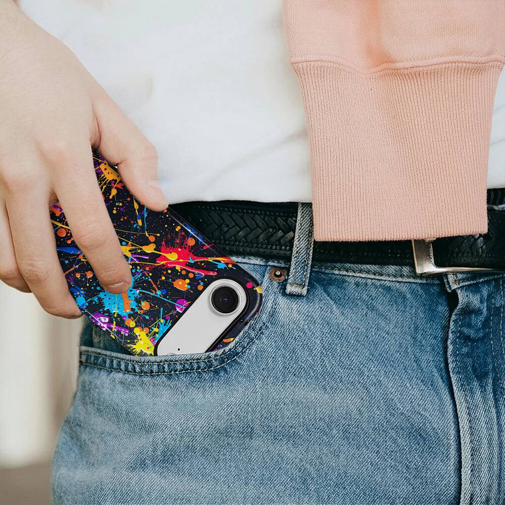 Alt View 4. BUBM - Smartphone Case for iPhone - 2-Layer Durable Smartphone Protection Case - Afterimage - Afterimage for iPhone Air.