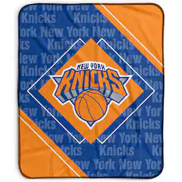 Pegasus - New York Knicks 50" x 60" Diamond Logo Fleece Blanket - Multicolor