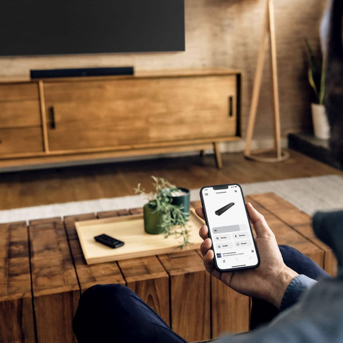 Alt View 15. Bose - Smart Soundbar with Dolby Atmos and Voice Control - Black.