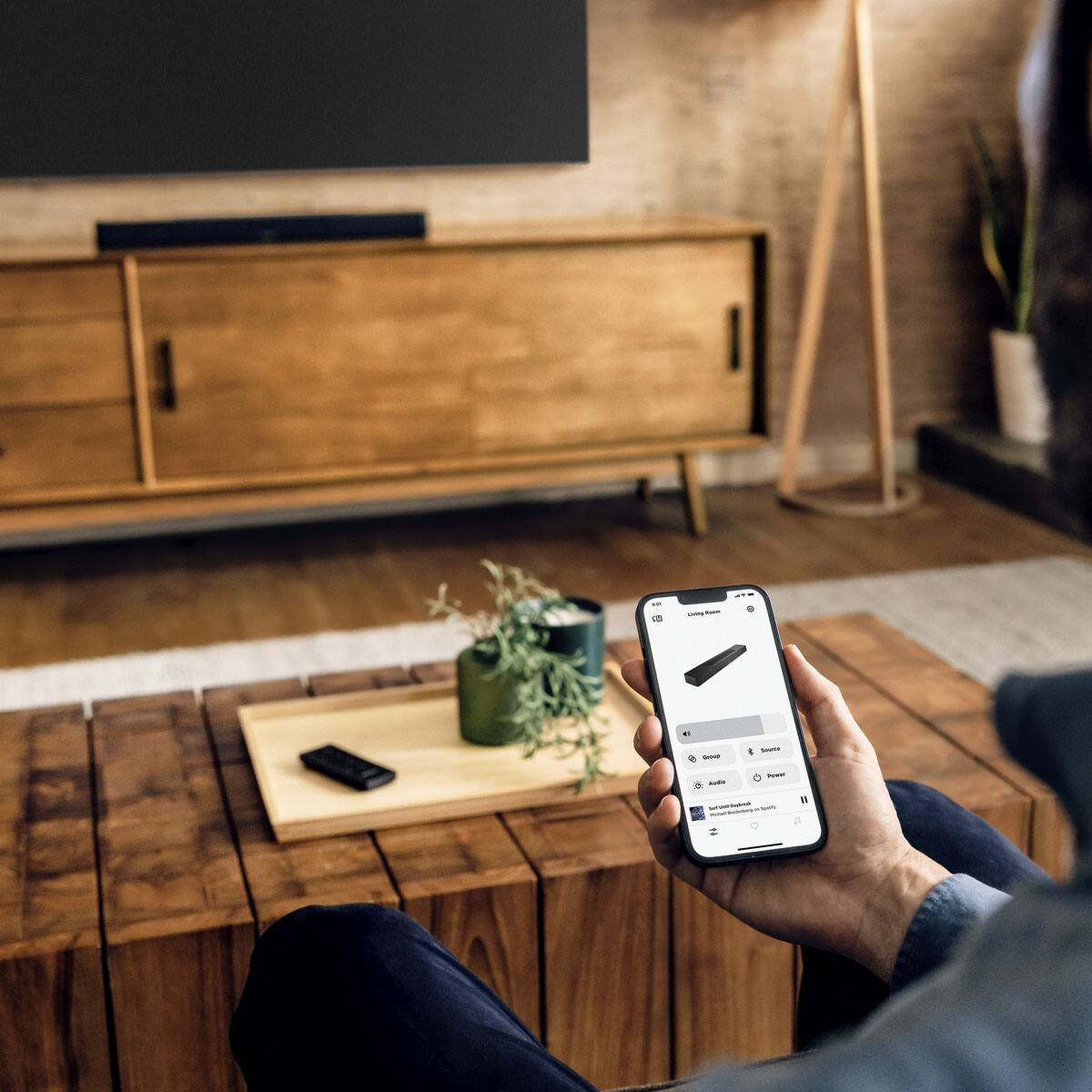 Alt View 15. Bose - Smart Soundbar with Dolby Atmos and Voice Control - Black.