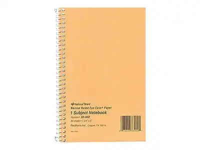 Rediform Board Cover 1 Subject Notebooks, 5