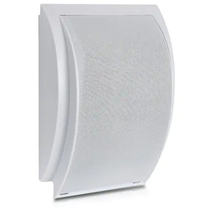 Front. Pyle - Pyle Indoor Wall Mount PA Speaker - 6.5 Inch 50 Watt Surface Mountable Public Address Speaker with 70 Volt Transformer.