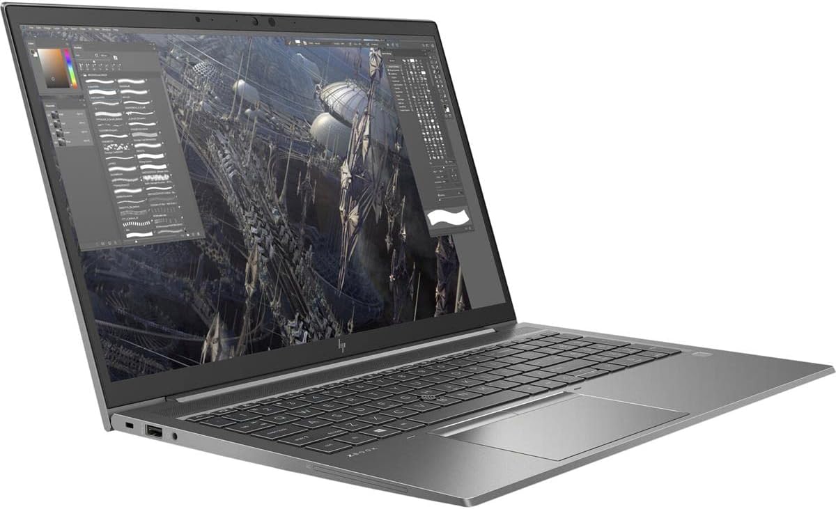 Alt View 1. HP - ZBook Firefly 14 G8 15.6" FHD IPS Intel Core i5-1135G7 2.4 GHz up to 4.2 GHz 8GB 256GB SSD Windows 11 Pro Laptop - Gray.