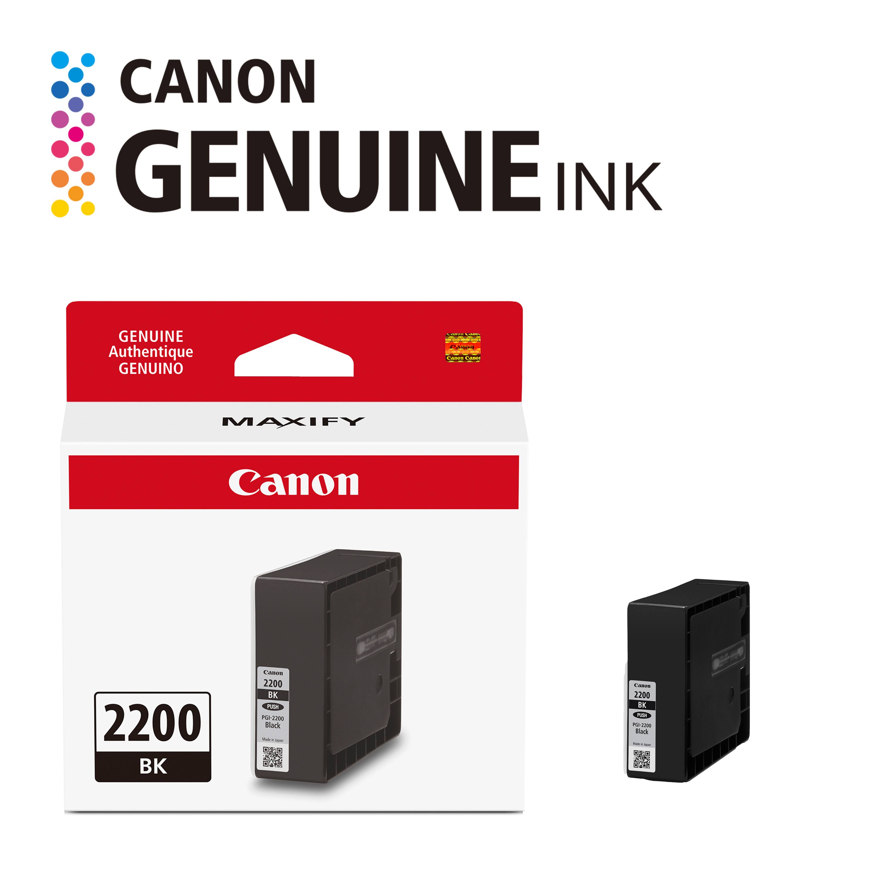 CANON GENUINE INK GENUINE Authentique GENUINO MAXIFY Canon 2200 BK