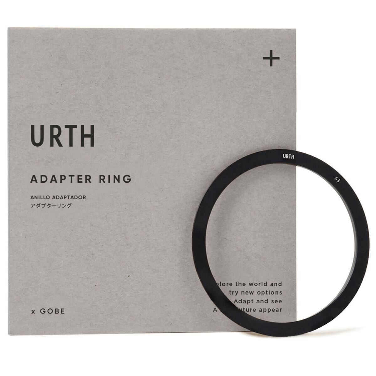URTH  
ADAPTER RING  
43  
ANILLO ADAPTADOR  
アダプターリング  
x GOBE  
Explore the world and try new options. Adapt and see a future appear