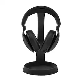 Knox - Gear Aluminum Headphone Stand for Desk with Solid Base Mount - Black