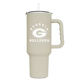 Logo Brands - Georgia Bulldogs 40oz. Sand Soft Touch Tumbler - Multicolor