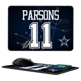 Keyscaper - Micah Parsons Dallas Cowboys Wireless Charger and Mouse Pad - Black