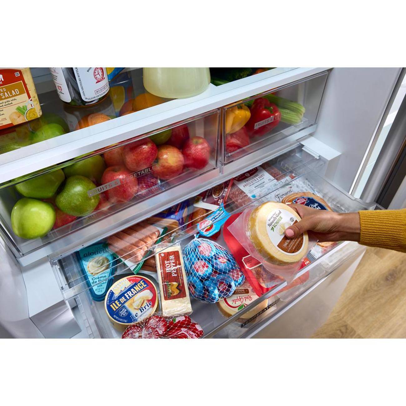 I & RD SALAD are FRUITS ETABLE RUITS aloueti Crme Brigh VIVERMIN de DE FRANCE ILE Brie Le HOT PEPPER ARTI Apple Red Fiorucci KOSHER NONS