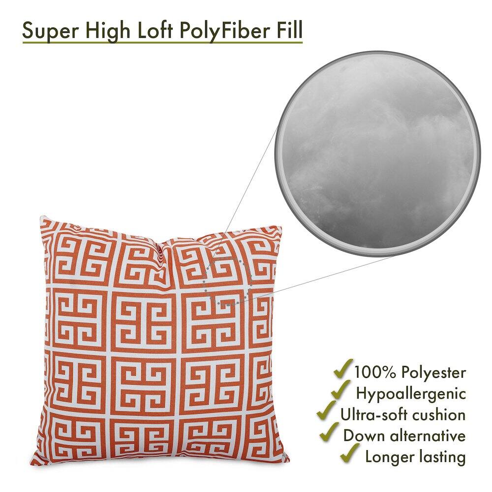Super High Loft PolyFiber Fill

- 100% Polyester
- Hypoallergenic
- Ultra-soft cushion
- Down alternative
- Longer lasting