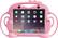 Front. SaharaCase - Monkey KidProof Case for Apple® iPad® 10.2" (8th Generation 2020) and (9th Generation 2021) - Pink.