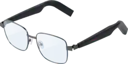 IMIKI - SG1 Smart Audio Glasses, Bluetooth Smart Eyewear w/ Open Sound Field, Touch Control, Ergonomic Fit, Call Noise Reduction - Black