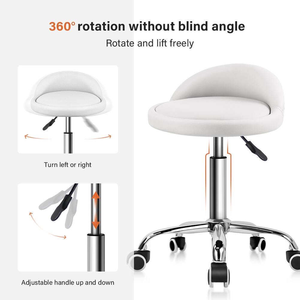 360° rotation without blind angle  
Rotate and lift freely  

Turn left or right  

Adjustable handle up and down
