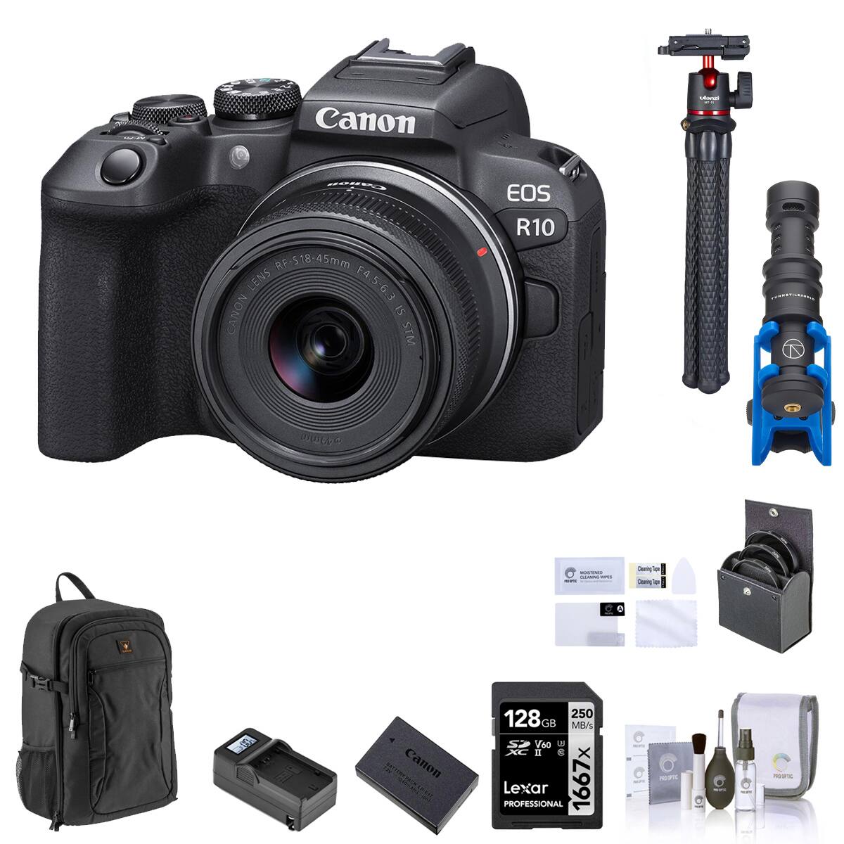 Canon RF-518-45mm LENS F4.5.6.3 CANON IS STM  
EOS R10  

Canon 250 128 GB MB/s S V60 XC II e Lexar PROFESSIONAL 1667x  

FURNSTILEFUNG  
INDOLLARED THANKY APTS -  
Cerning Dianing  

PHOTOTO  
NET  
NOT  
PRO-OPTIC