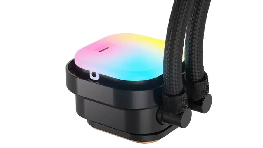 Alt View 24. CORSAIR - iCUE LINK TITAN 240 RX Liquid CPU Cooler with RGB Lighting - Black.