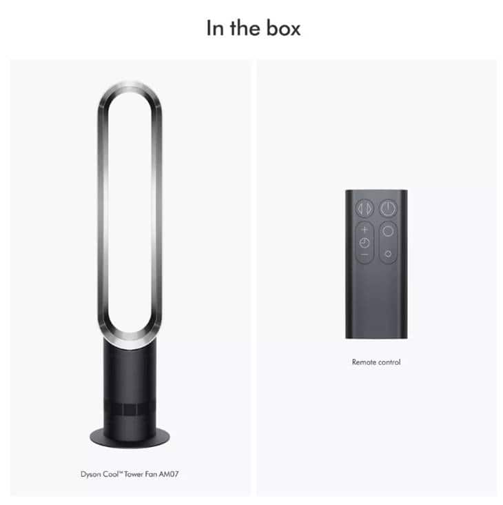 Dyson Cool Tower Oscillating Fan AM07 Black/Nickel AM07 - Best Buy