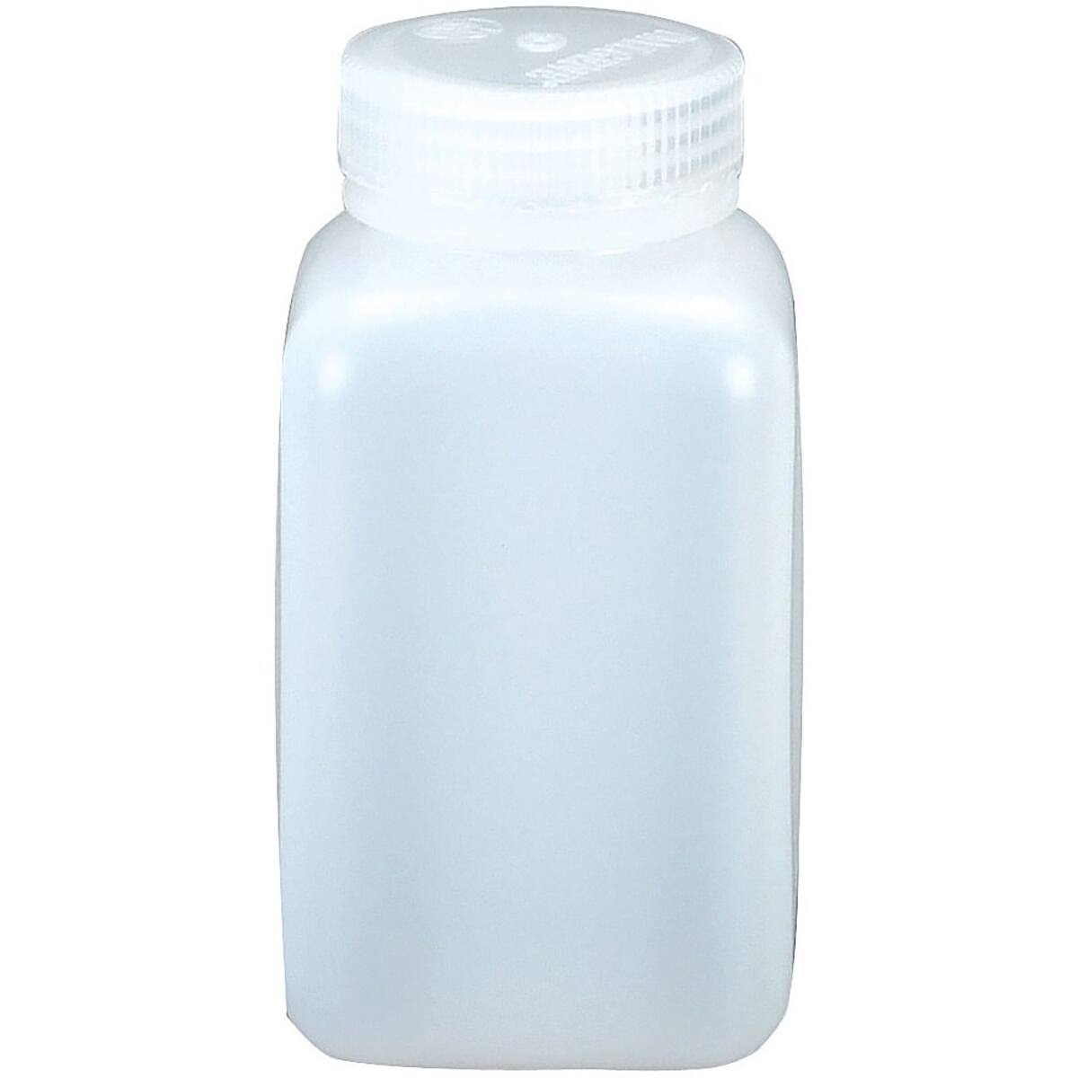 Front. Nalgene - Nalgene HDPE Wide Mouth Square Bottle - 16 oz. - White - White.