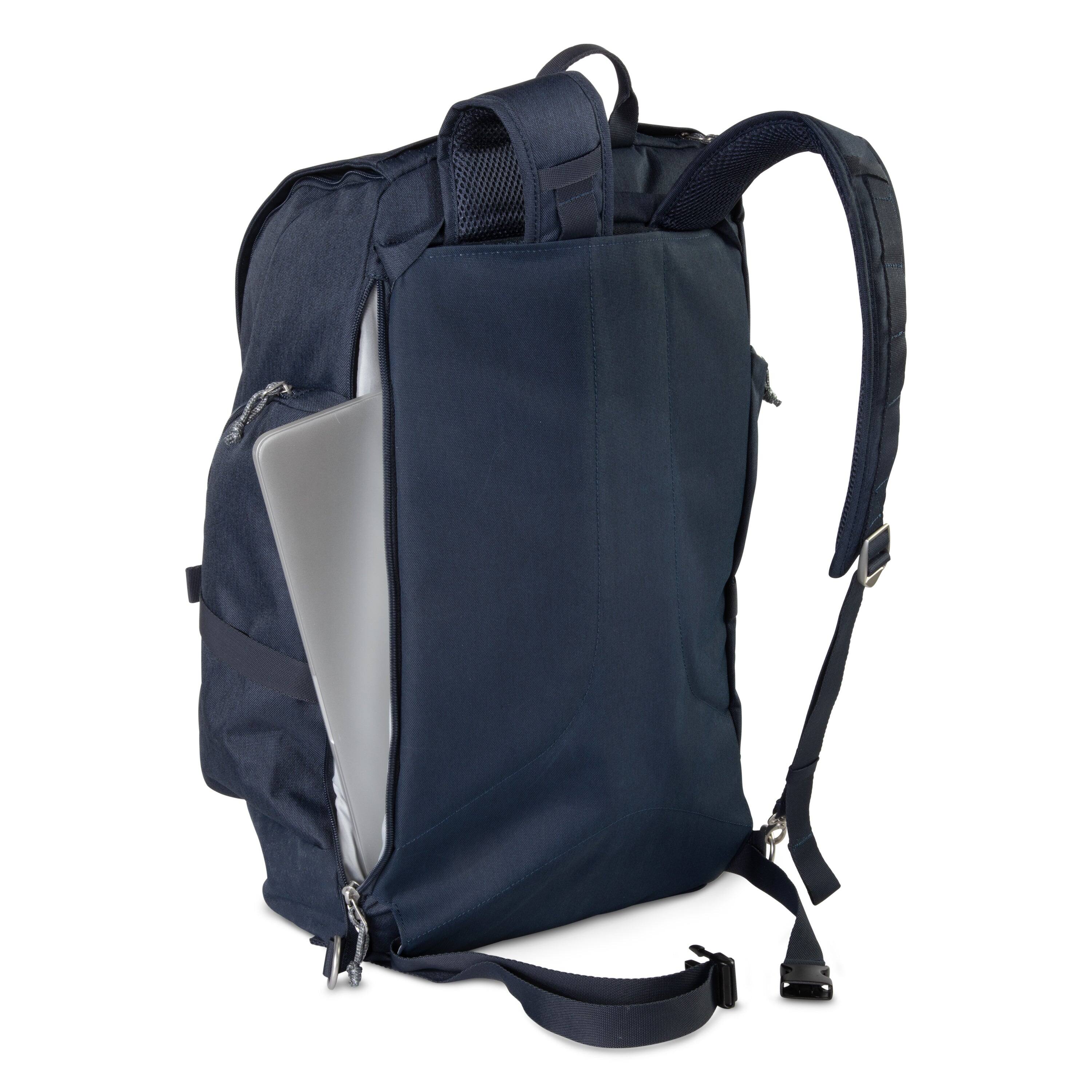 Back. Skyway - Rainier Softside 43L Weekender Backpack, Tahoe Blue - Tahoe Blue.