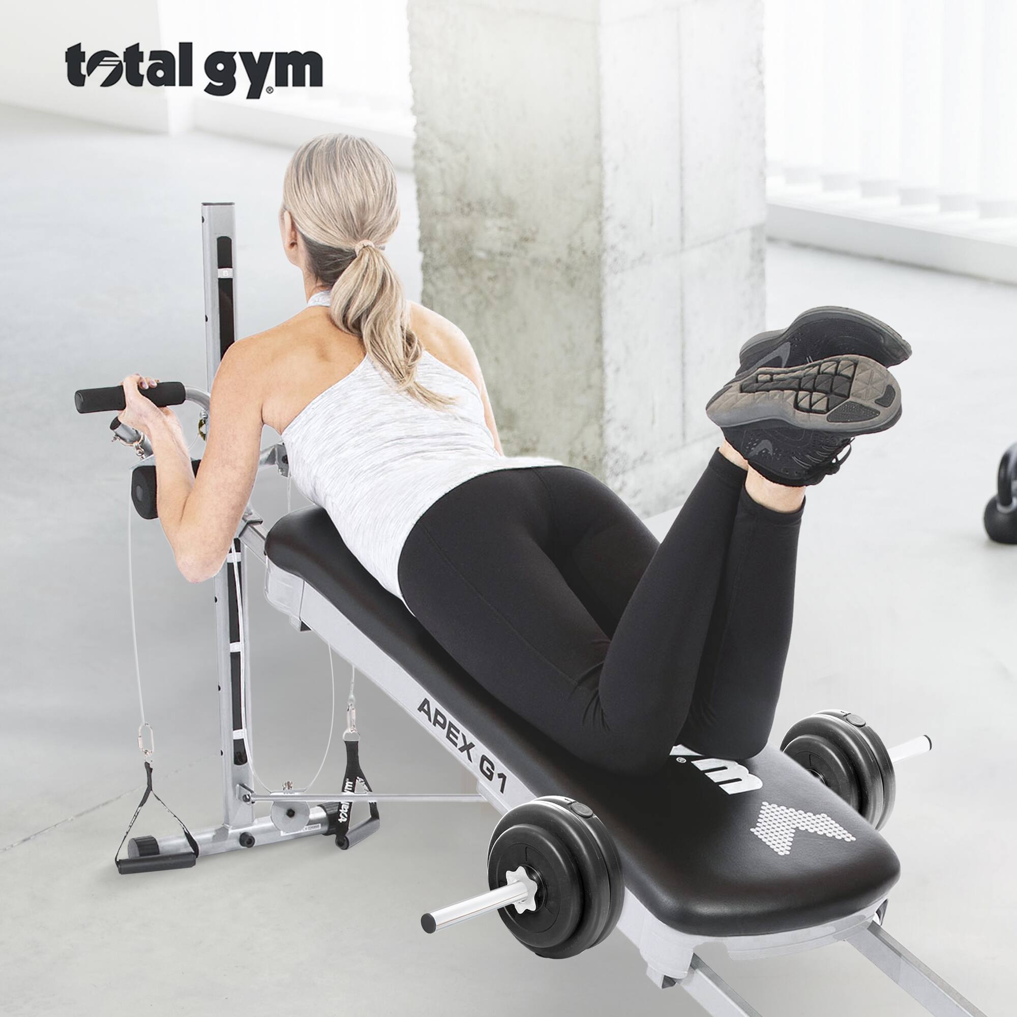 Heavy Duty Total Gym Home Unit Weight Bar for Added Strength