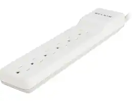 Belkin - BE106000-06-CM 6 ft. 6 Outlets 720 j Surge Suppressor - Black