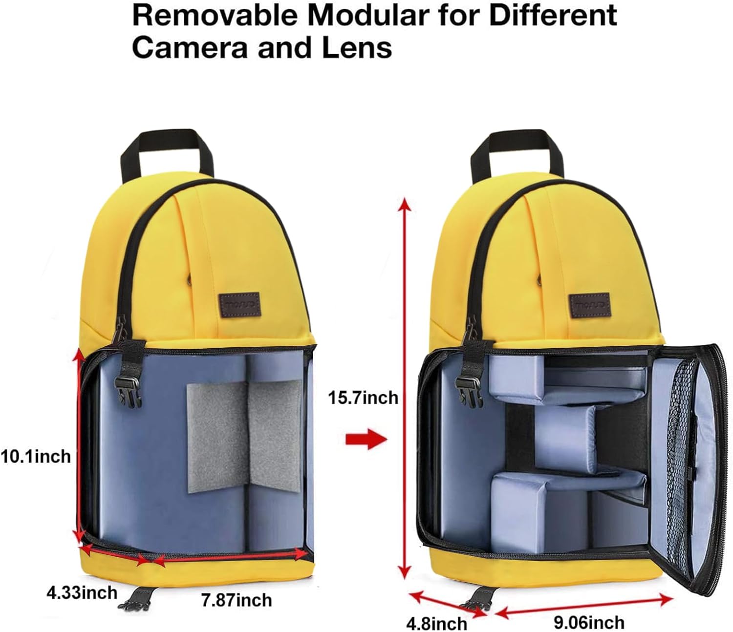 Removable Modular for Different Camera and Lens

15.7inch
10.1inch
4.33inch
7.87inch
4.8inch
9.06inch