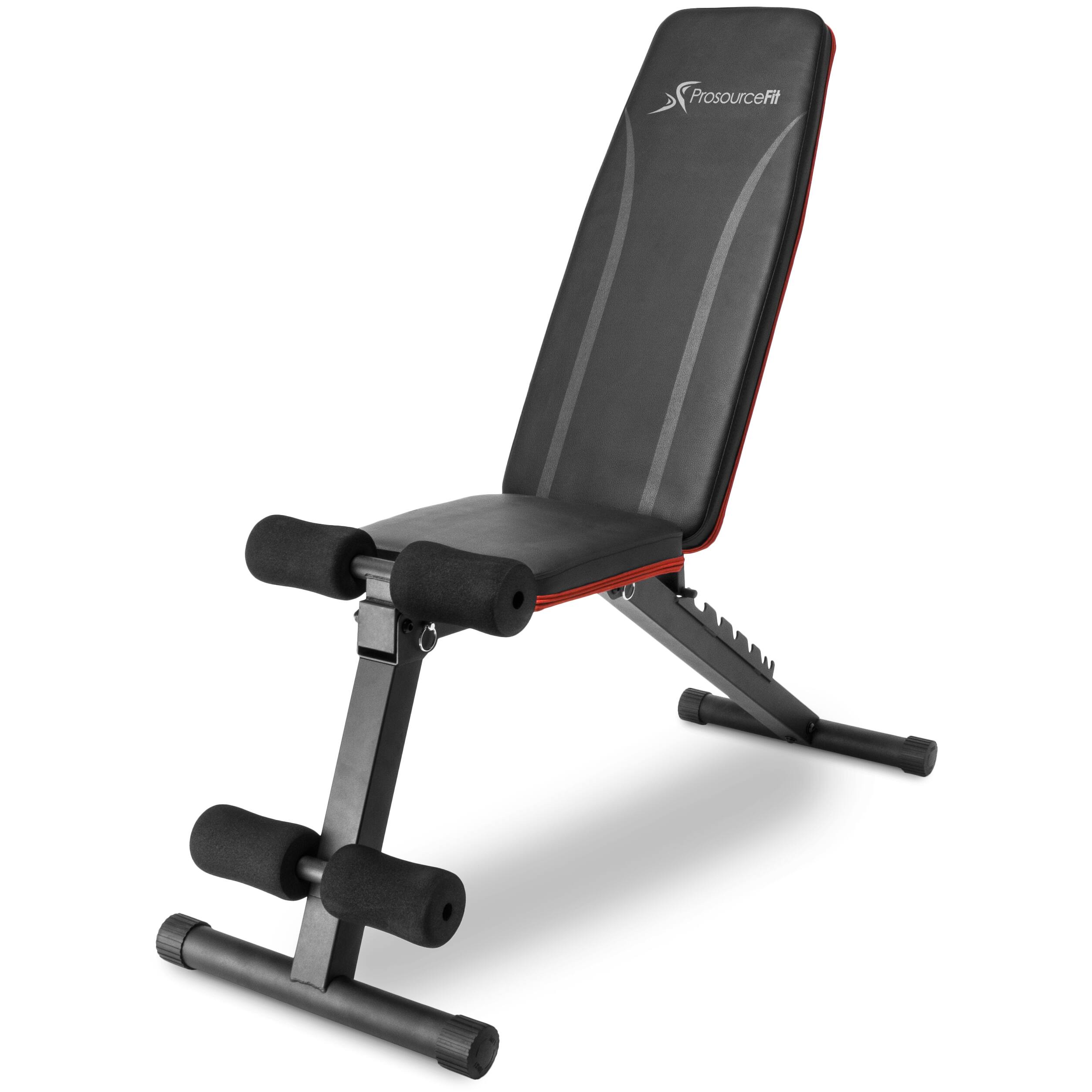 Front. ProsourceFit - ProsourceFit Weight Bench - Black.