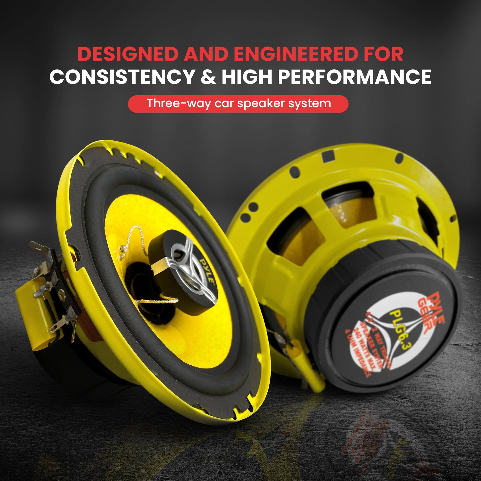 Pyle Car Three Way Speaker System Pro 6.5 Inch PLG6.3 - Best Buy