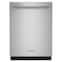 KitchenAid - 24" Front Control Built-In Dishwasher with Tub, ProWash Cycle, 3rd Rack, 39 dBA - Stainless Steel