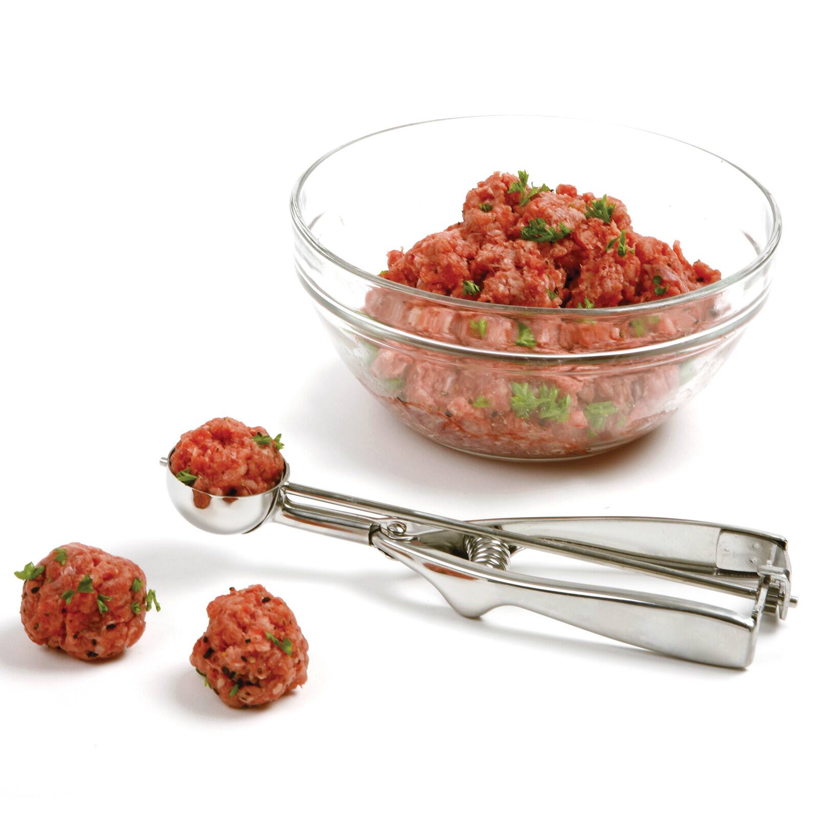 Alt View 1. Norpro - Stainless Steel Scoop, 1.5 Tablespoon Capacity, Spring Action Portion Scoop - Silver.