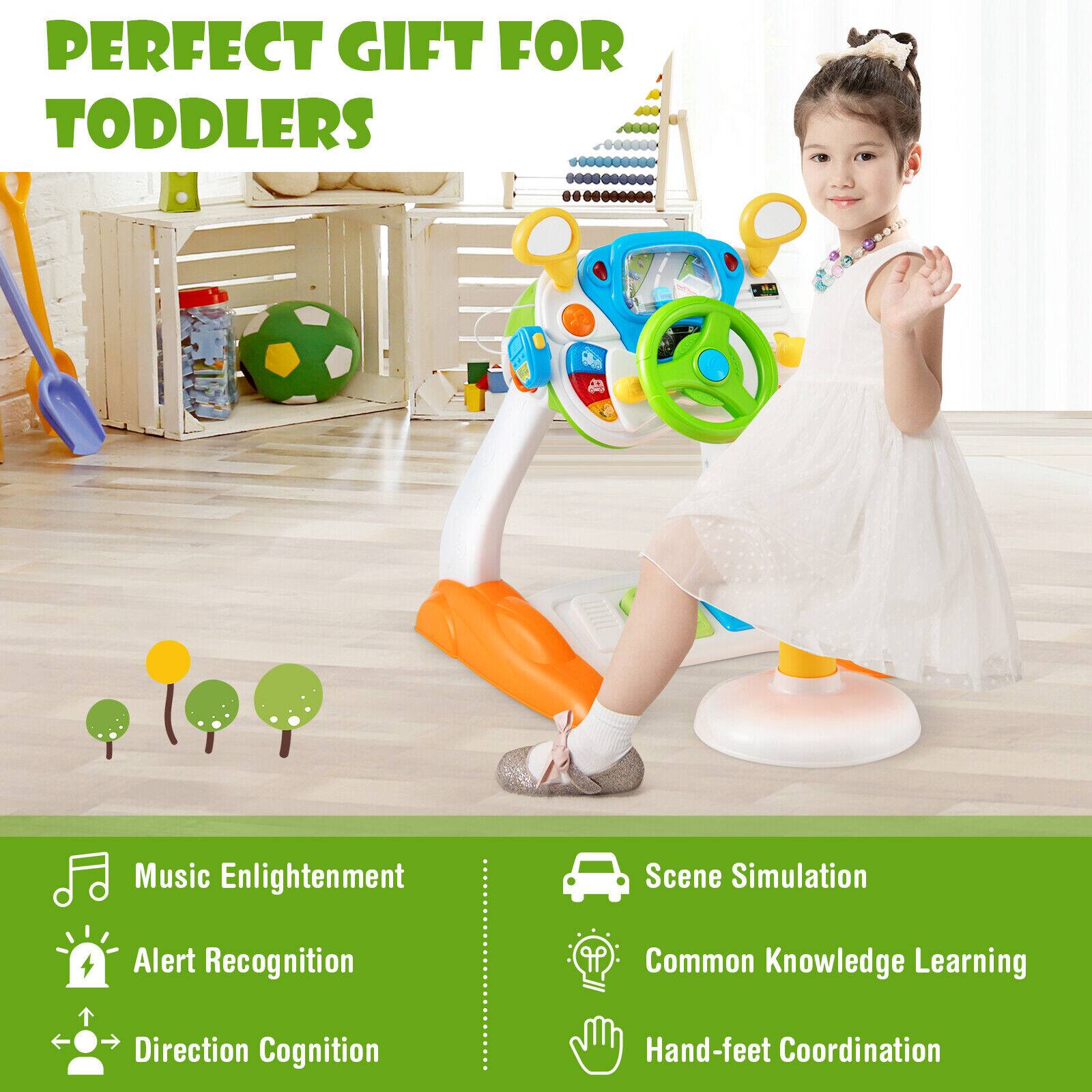 PERFECT GIFT FOR TODDLERS

- Music Enlightenment
- Alert Recognition
- Direction Cognition
- Scene Simulation
- Common Knowledge Learning
- Hand-feet Coordination