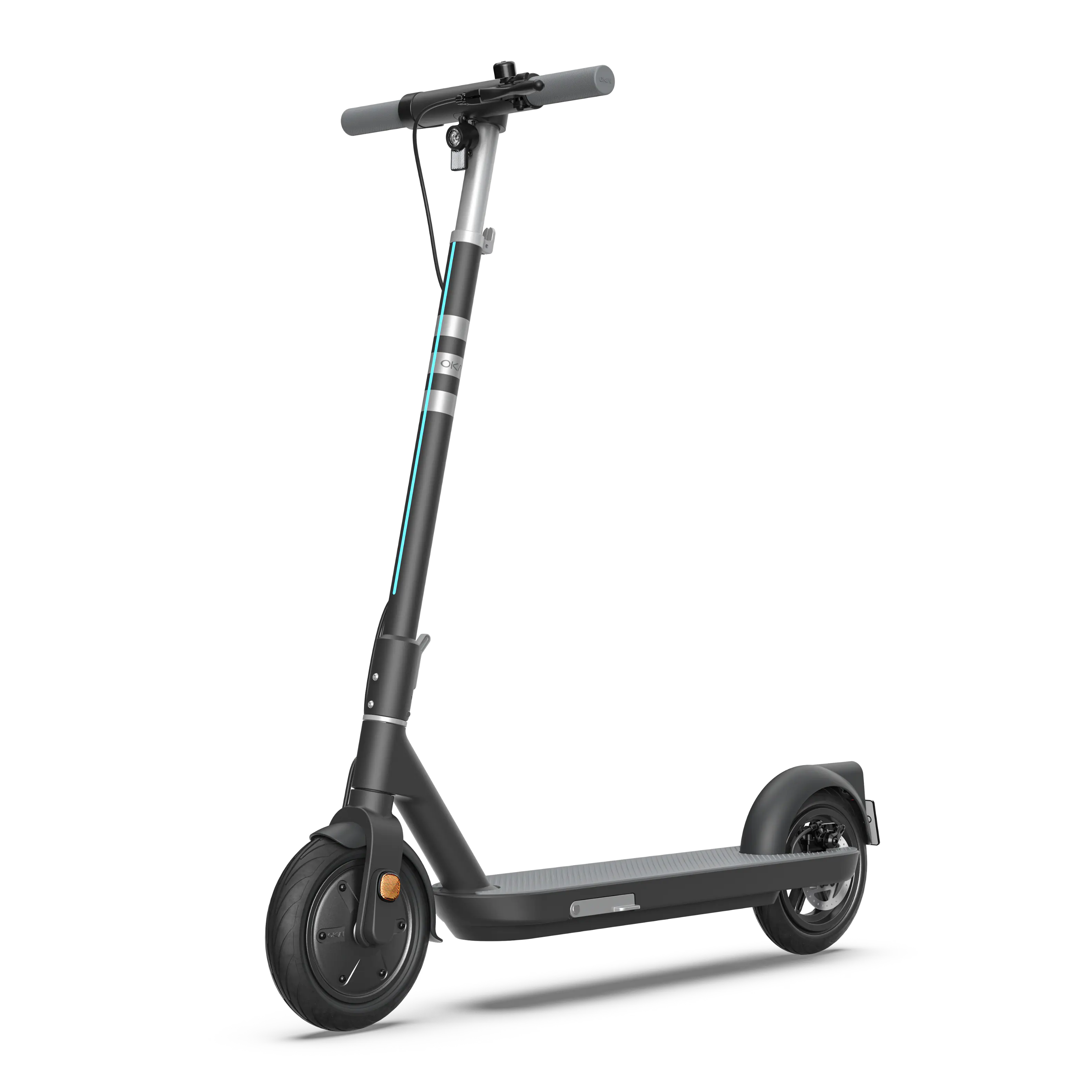 Front. TinyHomie - Foldable Electric Scooter 18 6 Miles 15 5mph Black - Black.