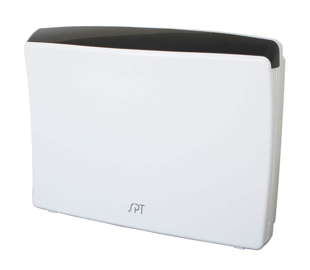 SPT - Dual DC-Motor Air Cleaner with Air Quality Detector - White