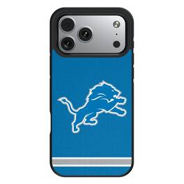 Keyscaper - NFL - Detroit Lions Bump Case with 8.2ft Drop Protection - 15 Pro - Multicolor