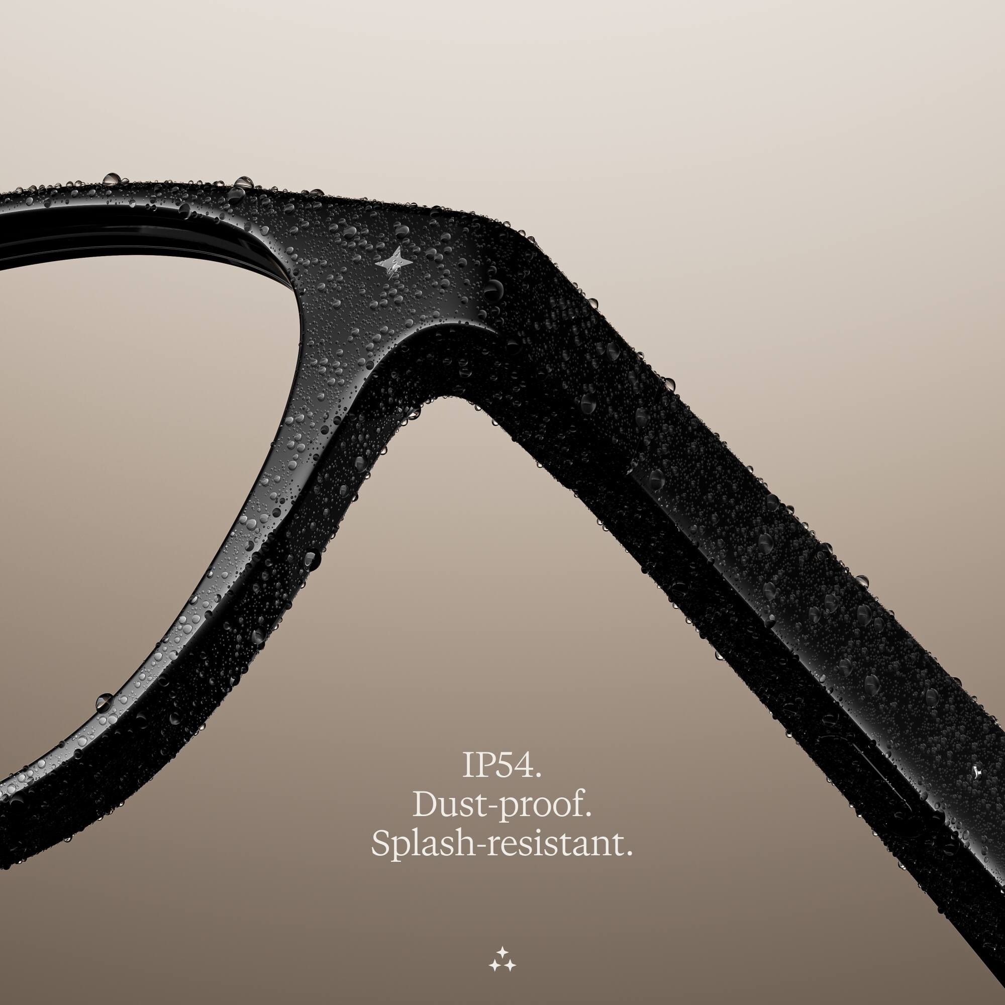 IP54. Dust-proof. Splash-resistant.