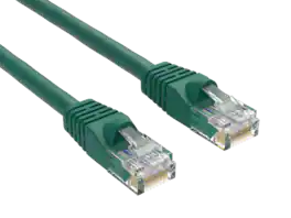 Cable Leader - Cat 6 Ethernet Cable, 24 AWG Snagless RJ45 Patch, Gigabit for Router, Gaming Console, PC, Server Rack - Green