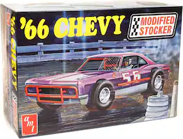 PopMarket - AMT 1966 Chevy Impala Modified Stocker 1/25 Scale Model Kit - COLLECTIBLES - Multicolor