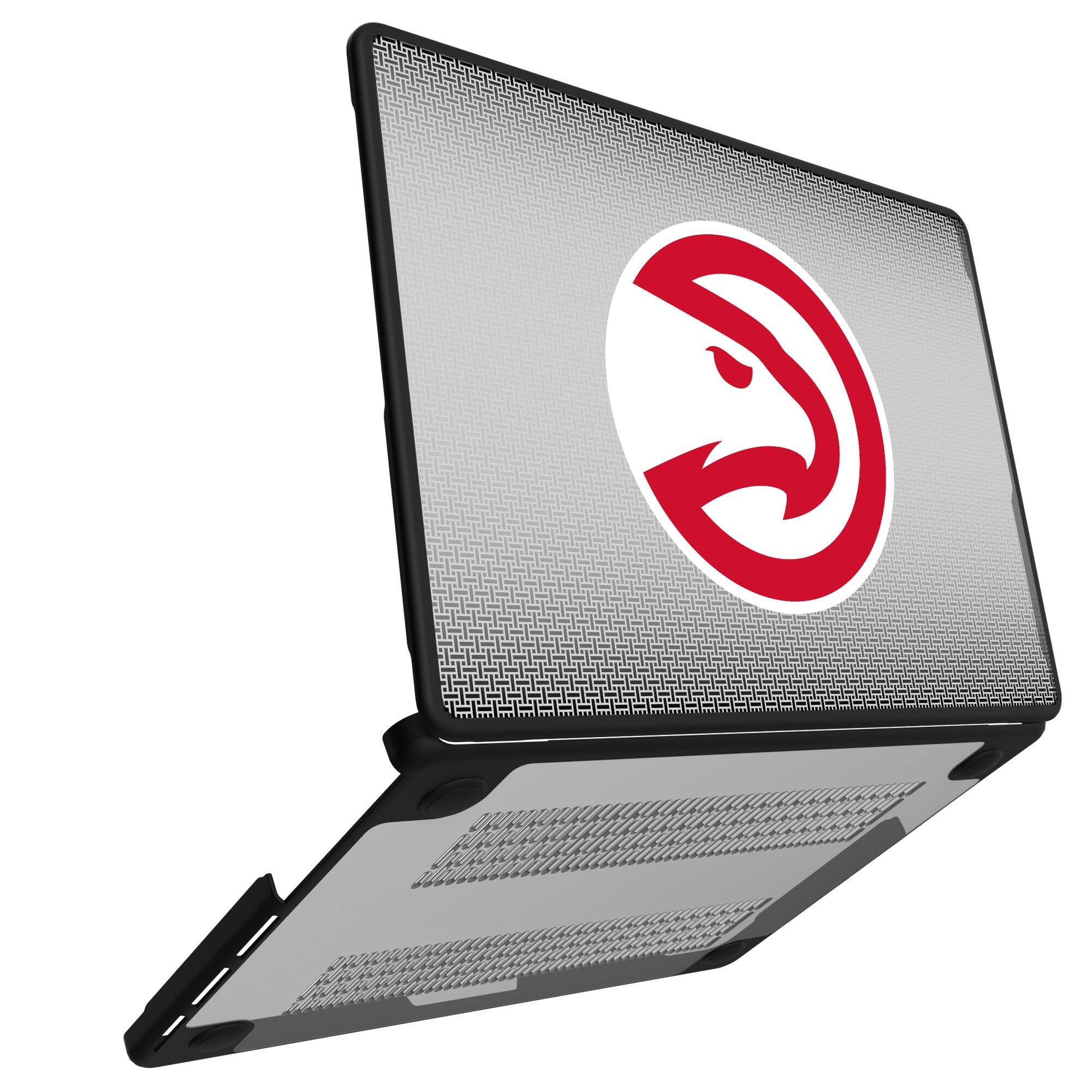 Alt View 1. Keyscaper - Atlanta Hawks Linen MacBook Case - Multicolor.
