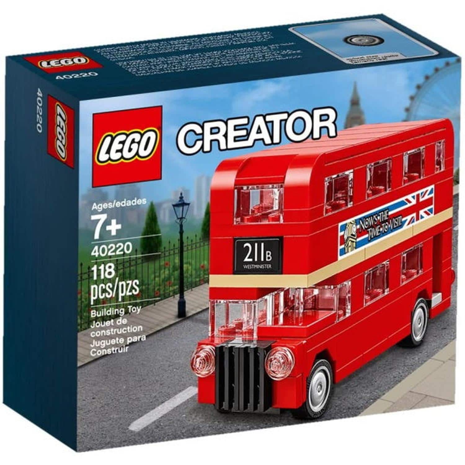 LEGO - Creator: London Bus - 118 Piece Building Set [LEGO, #40220 ]