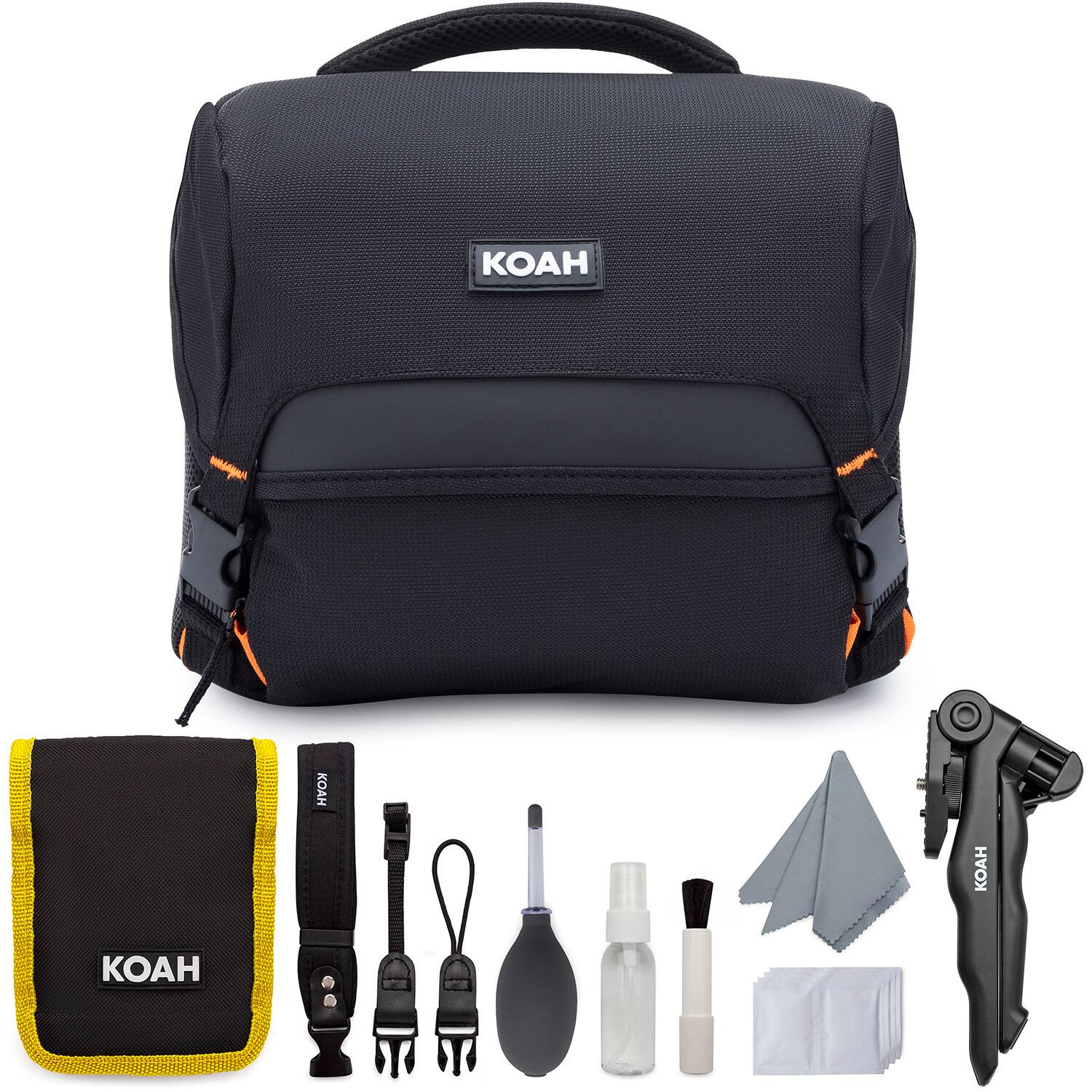 Left. Koah - Koah Roebling Street Camera System Gadget Bag with Accessory & Cleaning Kit.