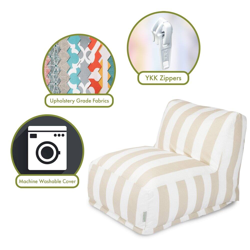 - Upholstery Grade Fabrics
- YKK Zippers
- Machine Washable Cover